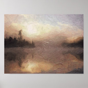 Foggy Morning Poster