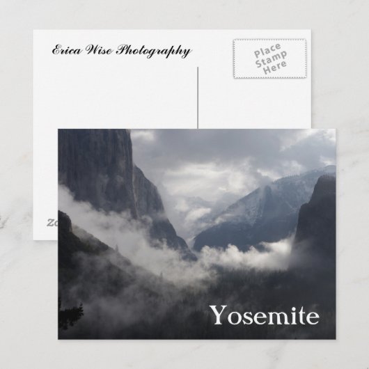 Foggy Morning Postkarte (Vorne/Hinten)