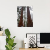 Foggy Morning & Spring Snow unter Riesenreihenfolg Poster (Heimbüro)