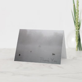 Foggy Morning Vielen Dank Dankeskarte