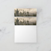 Foggy Mountain Meadow Lesezeichen Karte (Innenseite)