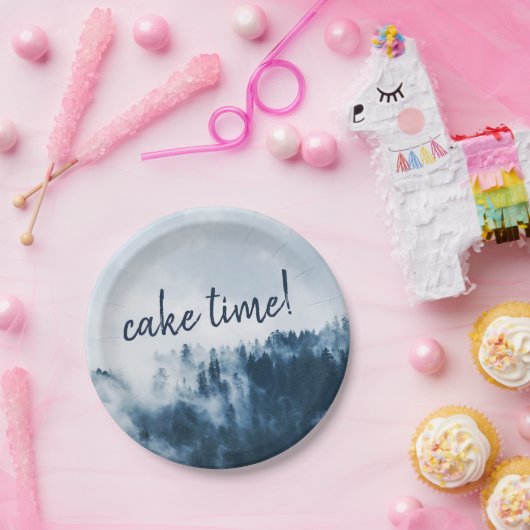 Foggy Mountain Plate Pappteller (Party)