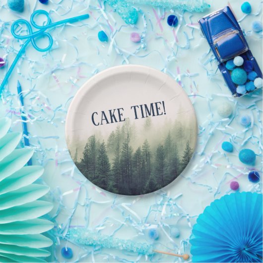 Foggy Mountain Plate Pappteller (Party)