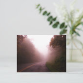 Foggy Mountain Road Postkarte (Stehend Vorderseite)