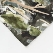 Foggy Mountain Snowy Winter Wald Wälder Ravens Fleecedecke (Ecke)