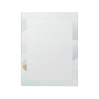 Foggy Mountain View Notizblock