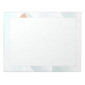 Foggy Mountain View Notizblock (Vorderseite)