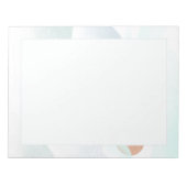 Foggy Mountain View Notizblock (Vorderseite)