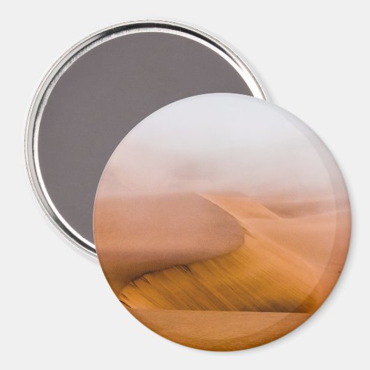 Foggy Namib Desert Magnet (Vorderseite/Rückseite)