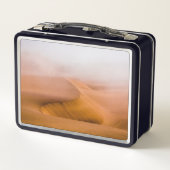 Foggy Namib Desert Metall Brotdose (Rückseite)