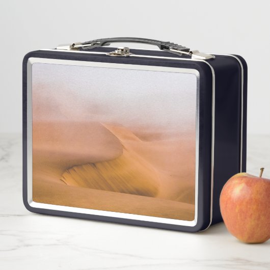 Foggy Namib Desert Metall Brotdose (Beispiel)