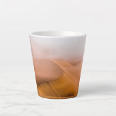 Foggy Namib Desert Milchtasse (Vorderseite)