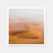 Foggy Namib Desert Serviette (Vorderseite)