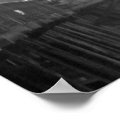 Foggy Newport Pier Tinted Poster (Ecke)