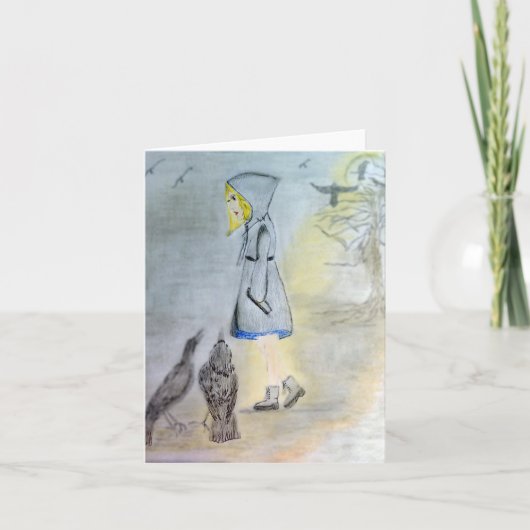 Foggy Night Dankeskarte (Vorderseite)