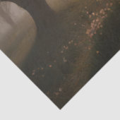 Foggy Obstgarten im Frühjahr Seidenpapier (Detail)