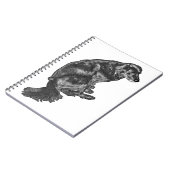 Foggy Plans & Paws — Retriever Notizblock (Linke Seite)