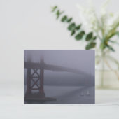 FOGGY SAN FRANCISCO POSTKARTE (Stehend Vorderseite)