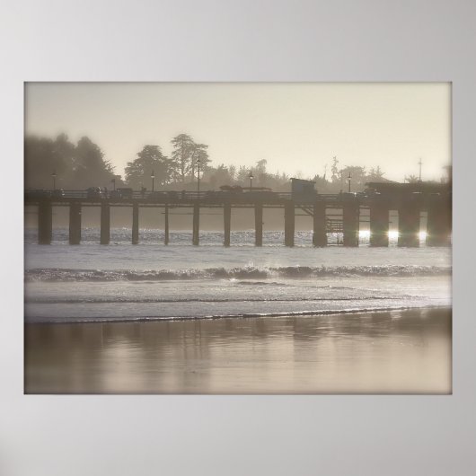 Foggy Santa Cruz Poster (Vorne)