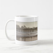 Foggy Santa Cruz Wharf Kaffeetasse (Links)