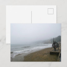 Foggy Scarborough Beach