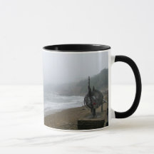 Foggy Scarborough Beach