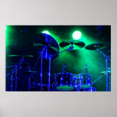 Foggy Schlagzeug Poster (Vorne)