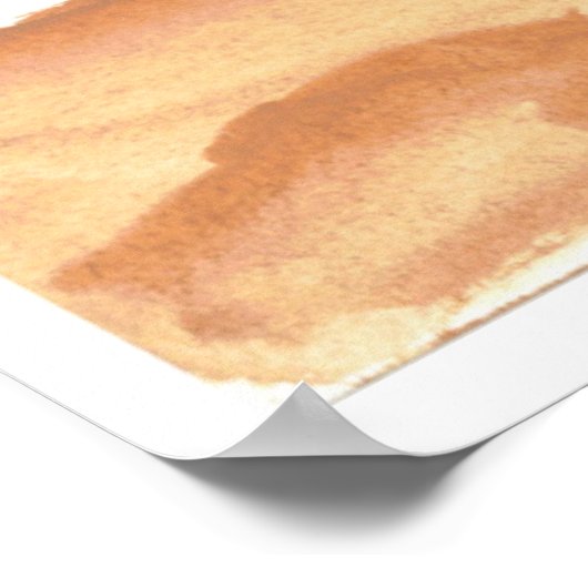 Foggy Sea Poster (Ecke)