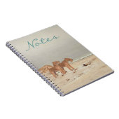 Foggy Seashore Notizblock (Rechte Seite)