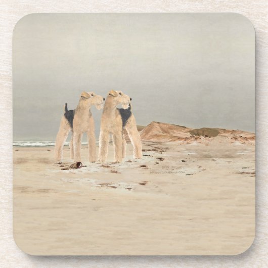 Foggy Seaside Getränkeuntersetzer (Vorderseite)