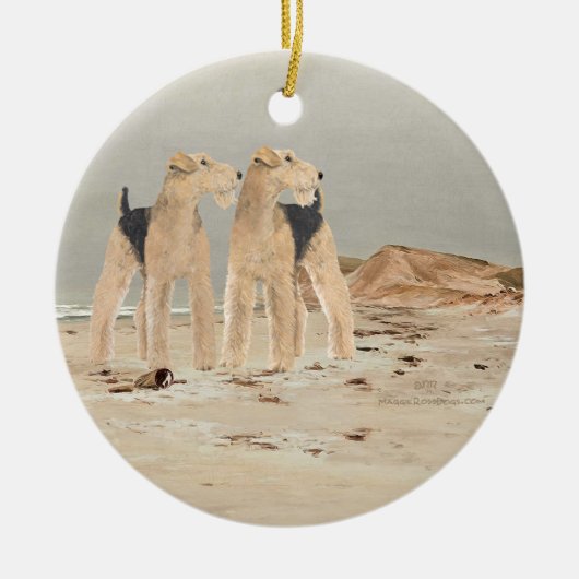 Foggy Seaside Keramikornament (Vorne)