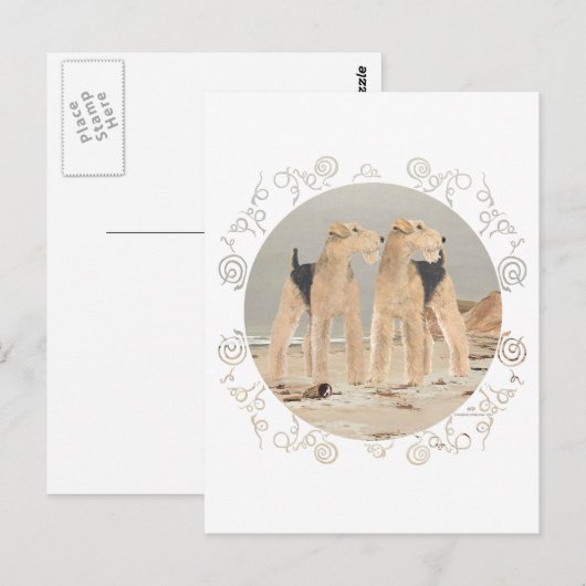 Foggy Seaside Postkarte (Vorne/Hinten)