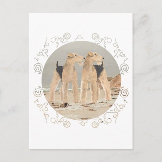 Foggy Seaside Postkarte (Vorderseite)