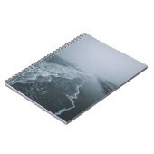 Foggy Shoreline Ocean Waves Notebook Notizblock (Linke Seite)