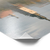 Foggy sunrise Lake Bled vertikaler Druck (Ecke)