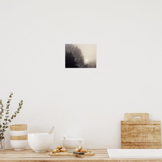 Foggy Sunrise Poster (Küche)