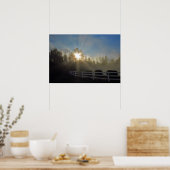 Foggy Sunrise Poster (Küche)