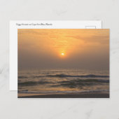 Foggy Sunset, Cape San Blas, Florida Postkarte (Vorne/Hinten)