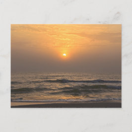 Foggy Sunset, Cape San Blas, Florida Postkarte