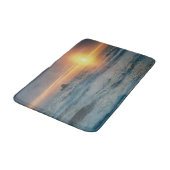 Foggy Sunset/Seascape....... Badematte (Schrägansicht)