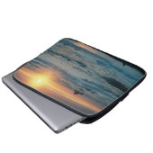 Foggy Sunset/Seascape...... Laptopschutzhülle (Vorne Knopf)