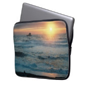 Foggy Sunset/Seascape...... Laptopschutzhülle (Vorderseite Links)