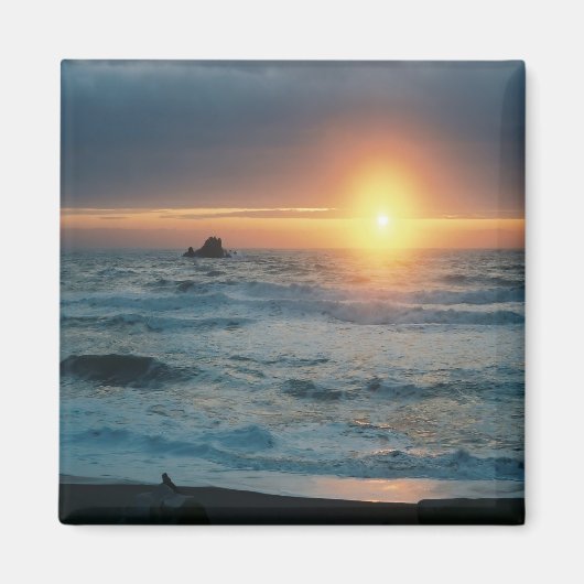 Foggy Sunset/Seascape....... Magnet (Vorne)