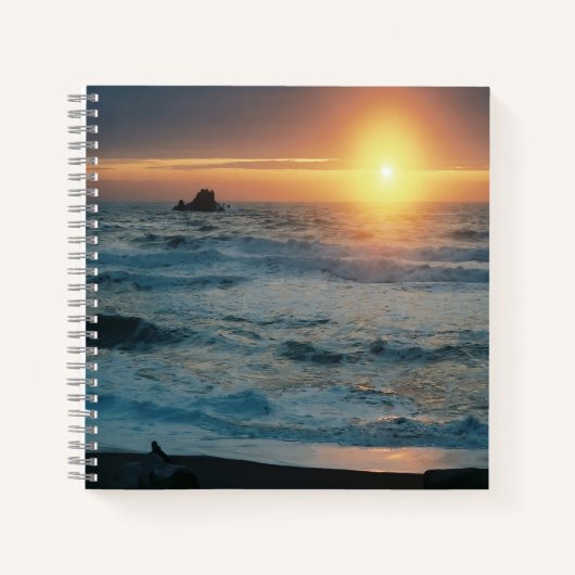 Foggy Sunset/Seascape...... Notizblock (Vorderseite)