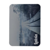 Foggy swamp landscape magnet (Vertikal)