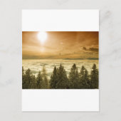 Foggy Tal Postkarte (Vorderseite)