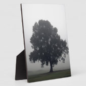 Foggy Tree Fotoplatte (Seite)