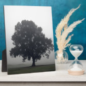 Foggy Tree Fotoplatte (Seite)