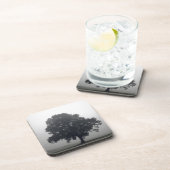 Foggy Tree Getränkeuntersetzer (Rechte Seite)