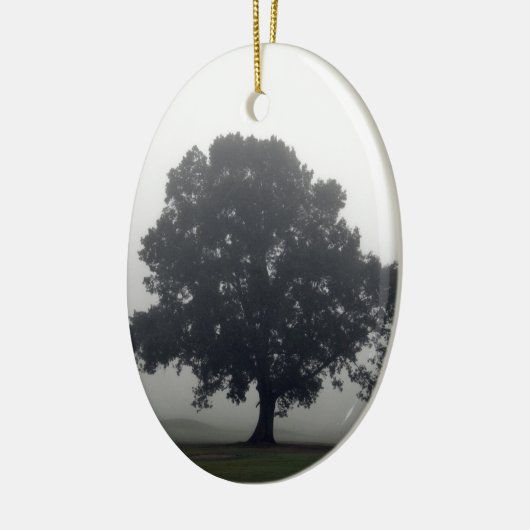 Foggy Tree Keramikornament (Links)